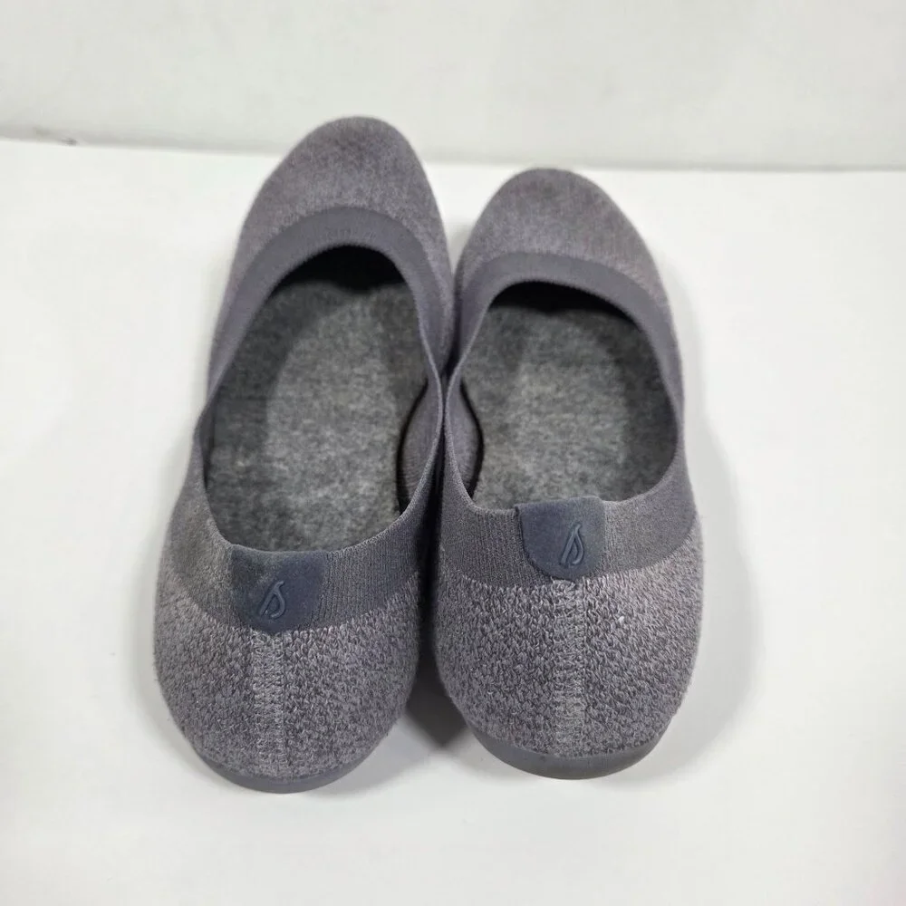 Allbirds Tree Breezers Flats Women’s Size 9 Gray Knit Slip On Casual Comfort Sho - Picture 4 of 8